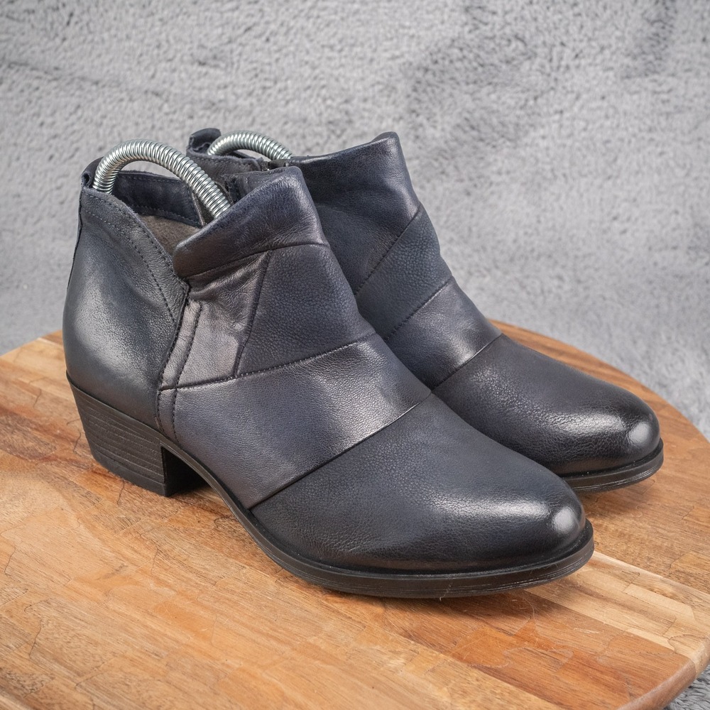 Miz Mooz Burlington Leather Ankle Boots EU 38 US 7.5-8